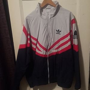 adidas suit ...pants have elastic bottoms with zip